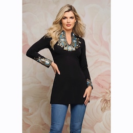 Natasha Embellished Tunic, , large