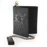 Genuine Leather Wildlife Wallet with Removable Chain, , large