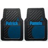 Set of 2 Personalized Rubber Car Mats, , large