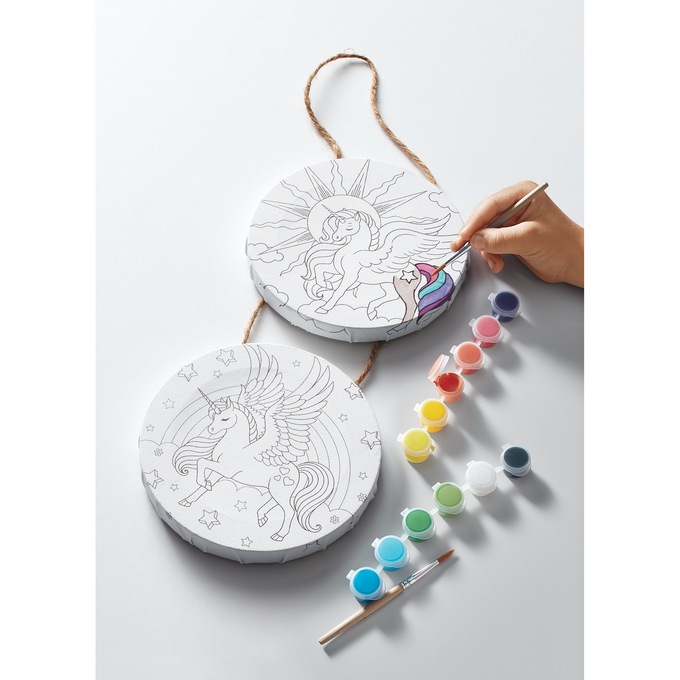 Art 101 DIY Hanging Canvas Wall Art Set, , large