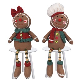 Gingerbread Boy or Girl Shelf Sitter, , large