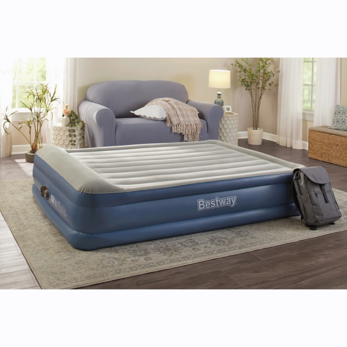 Bestway Tritech Air Bed with Built-In Pump, , large