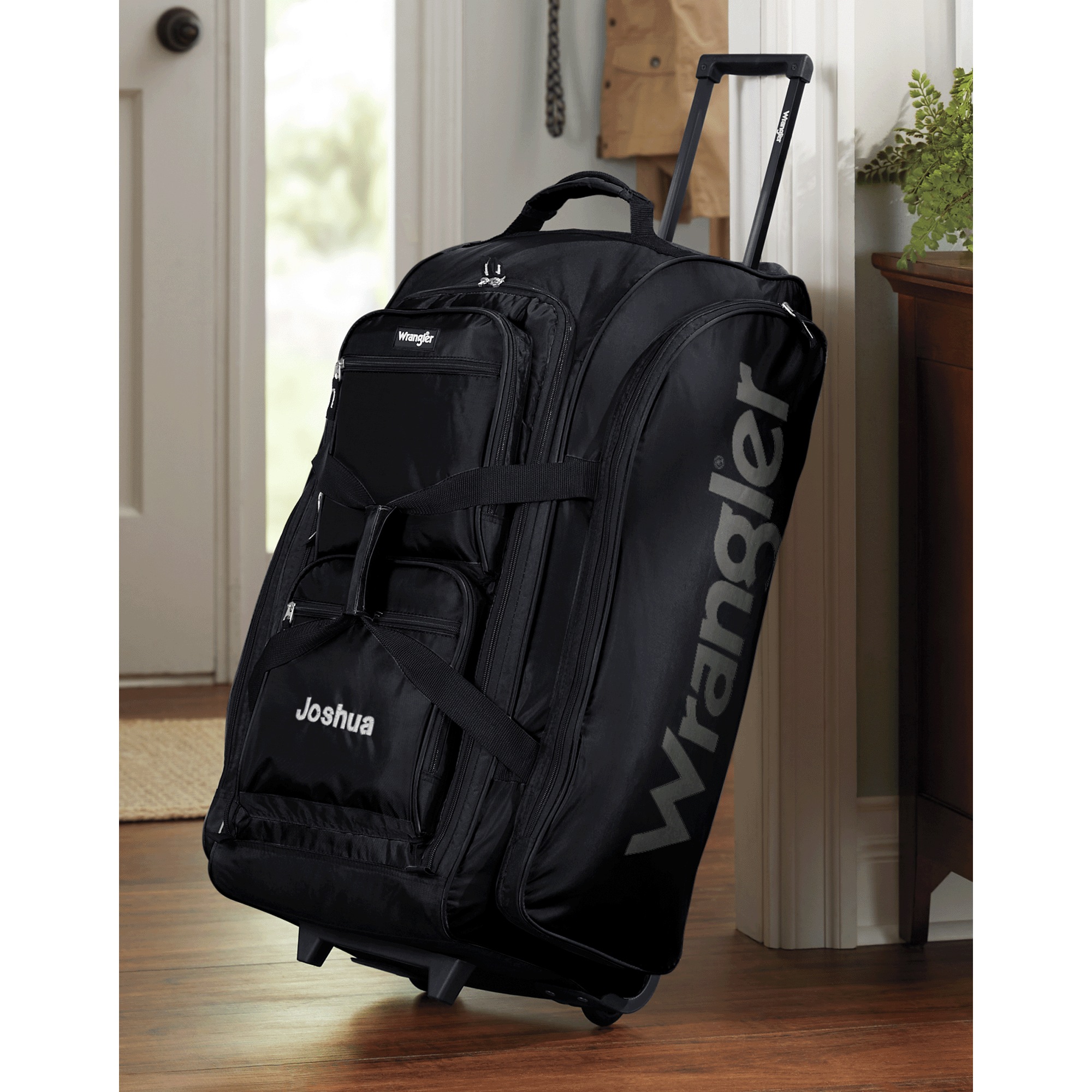 Wrangler 30-inch Rolling Multi-Pocket Upright Duffel, , large