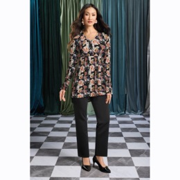 Ivy Printed Knit Tunic, , large