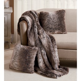 Faux-Fur Throw, , large