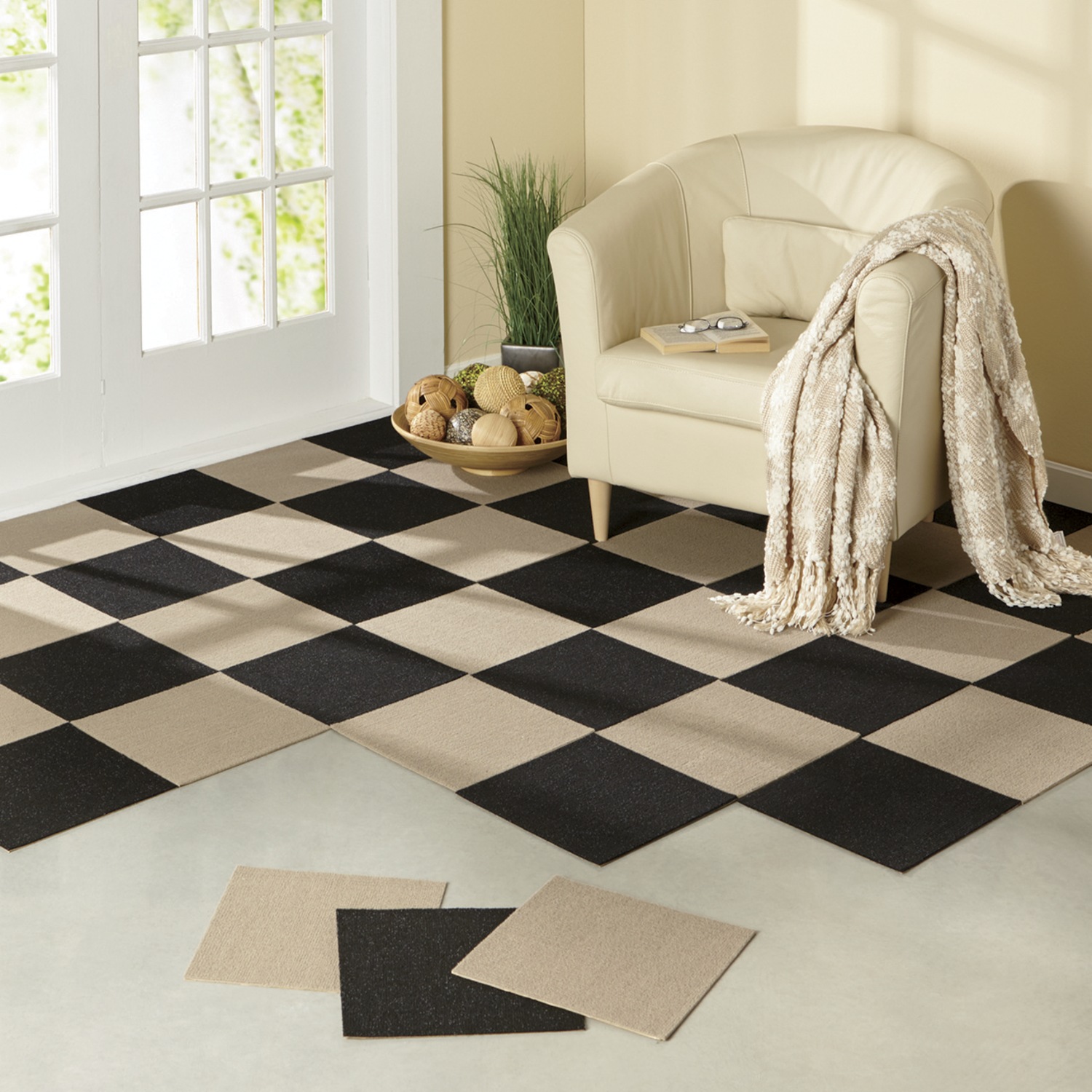 Walmart Carpet Tiles BlockTile Modular Interlocking Garage Floor