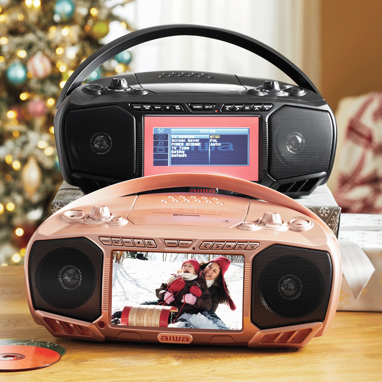リペア済 USB/DVD/USB/MD/WideFM/AM/AUX/ AIWA Aiwa Portable 7