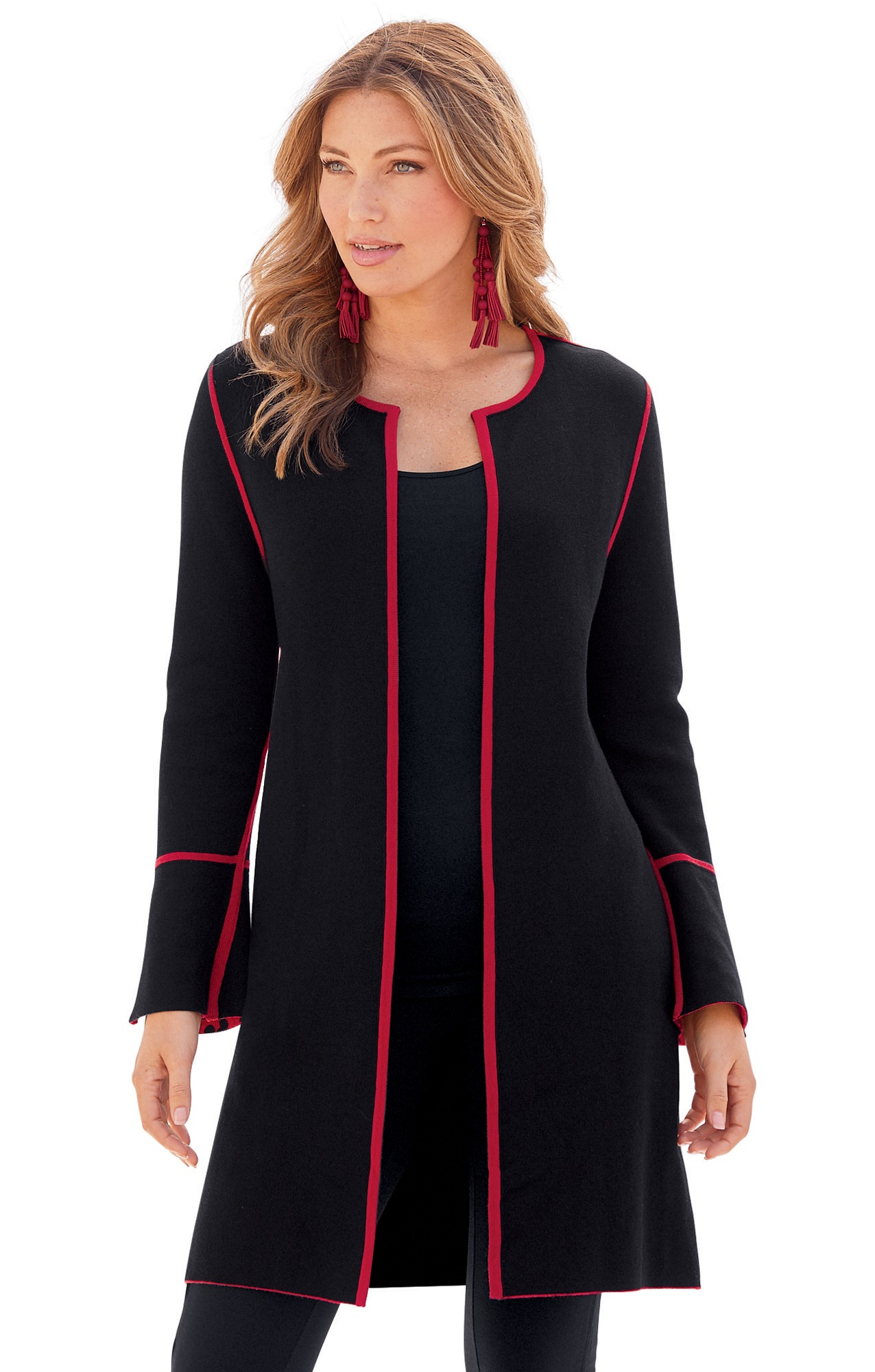 reversible sweater coat