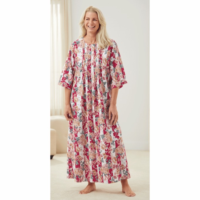 Long, Zip-Front Caftan, , large