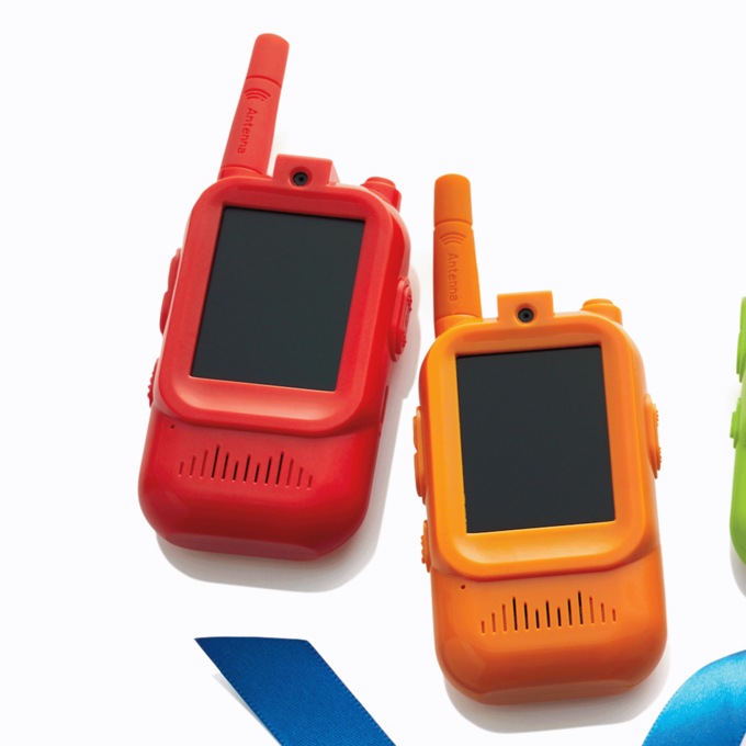 Walkie-Talkies with Video, Red Orange, large