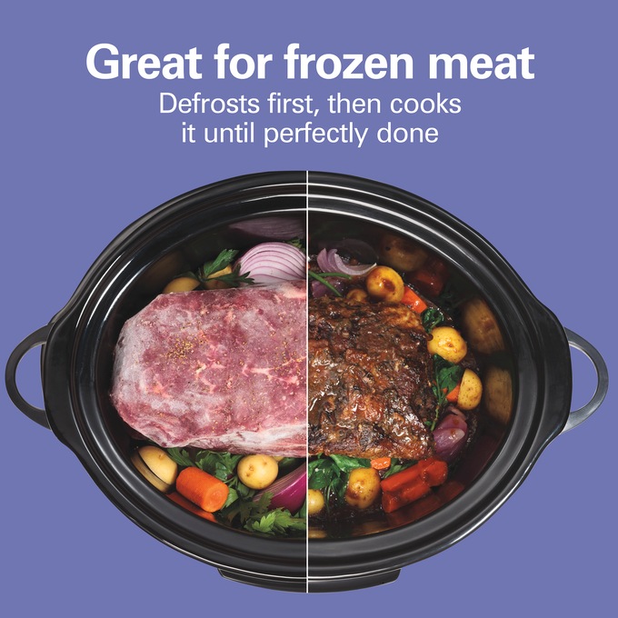Hamilton Beach 6-Quart Programmable Defrost Slow Cooker, , large