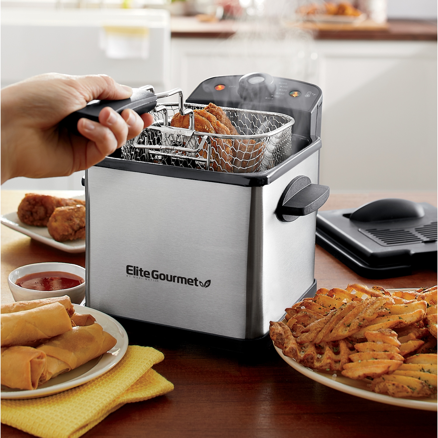Elite Gourmet Mini Deep Fryer Montgomery Ward