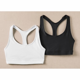 Hanes Racerback Sports Bra with Compression, , large