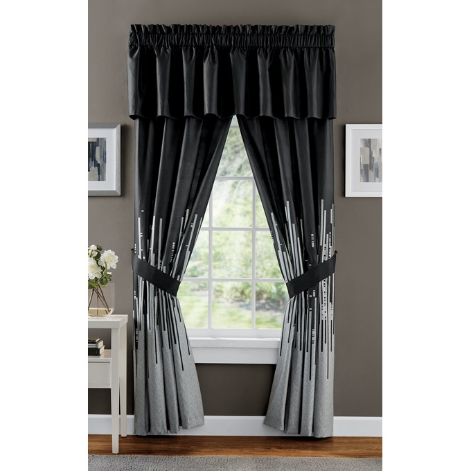 Gilda Comforter Set with Curtains, 30 Pieces, , large