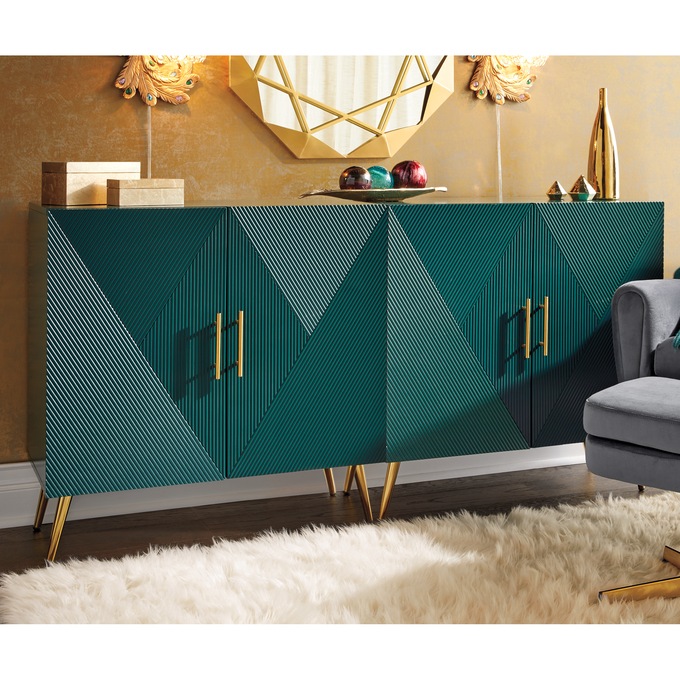 Trystan Green Cabinet, , large