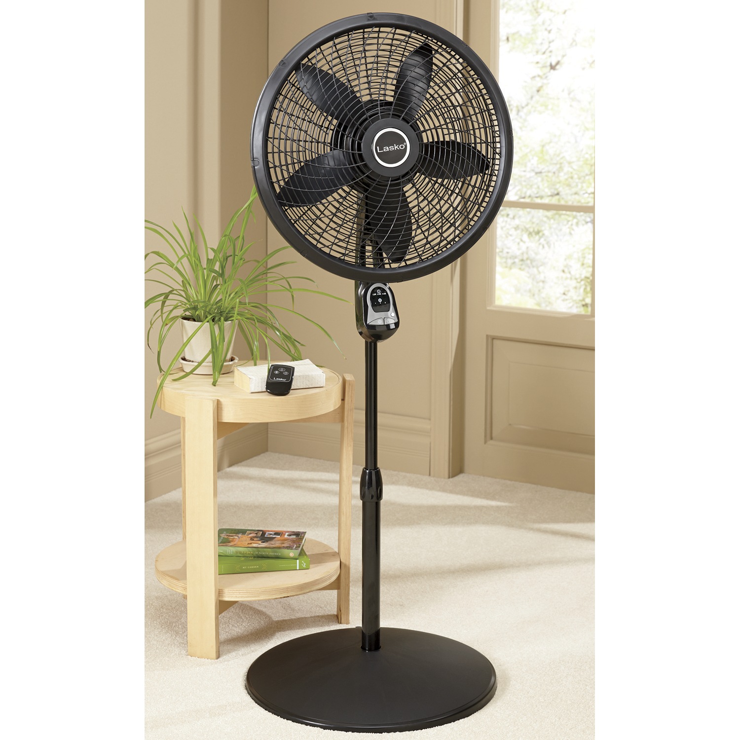 Pedestal Fan with Remote by Lasko Montgomery Ward
