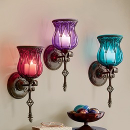 Captured Glass Wall Sconce, , large