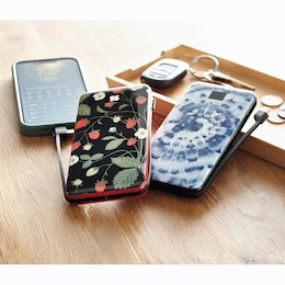 Slim Power Bank with Cables, , large