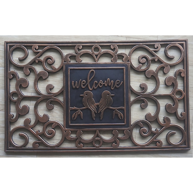 Hide-A-Key Doormat with Interchangeable Inserts, , large