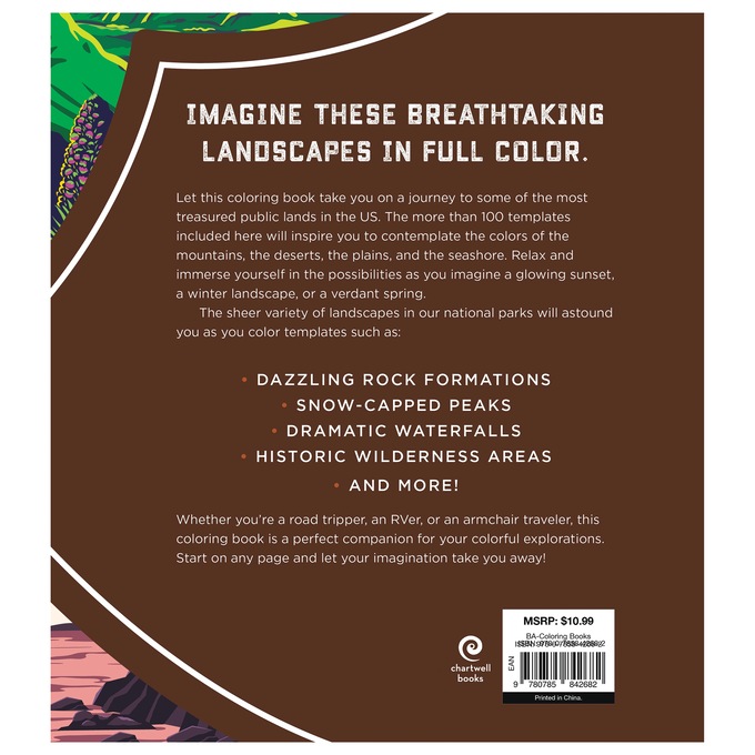 National Park Coloring Book, , large