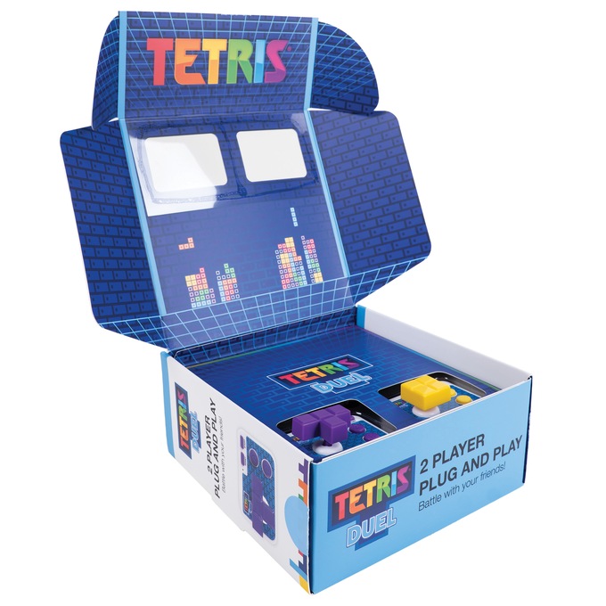 Tetris Duel Plug & Play Arcade, White, large