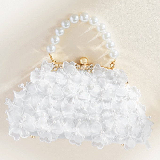 Lace Flower Bag, , large