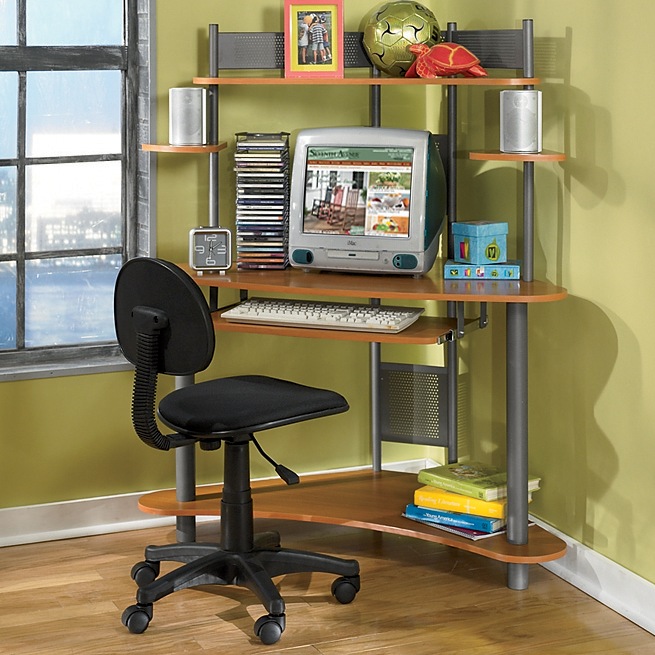 kids corner desk with hutch