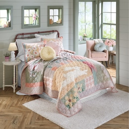 Cotton Tail Oversized Quilt and Sham, , large