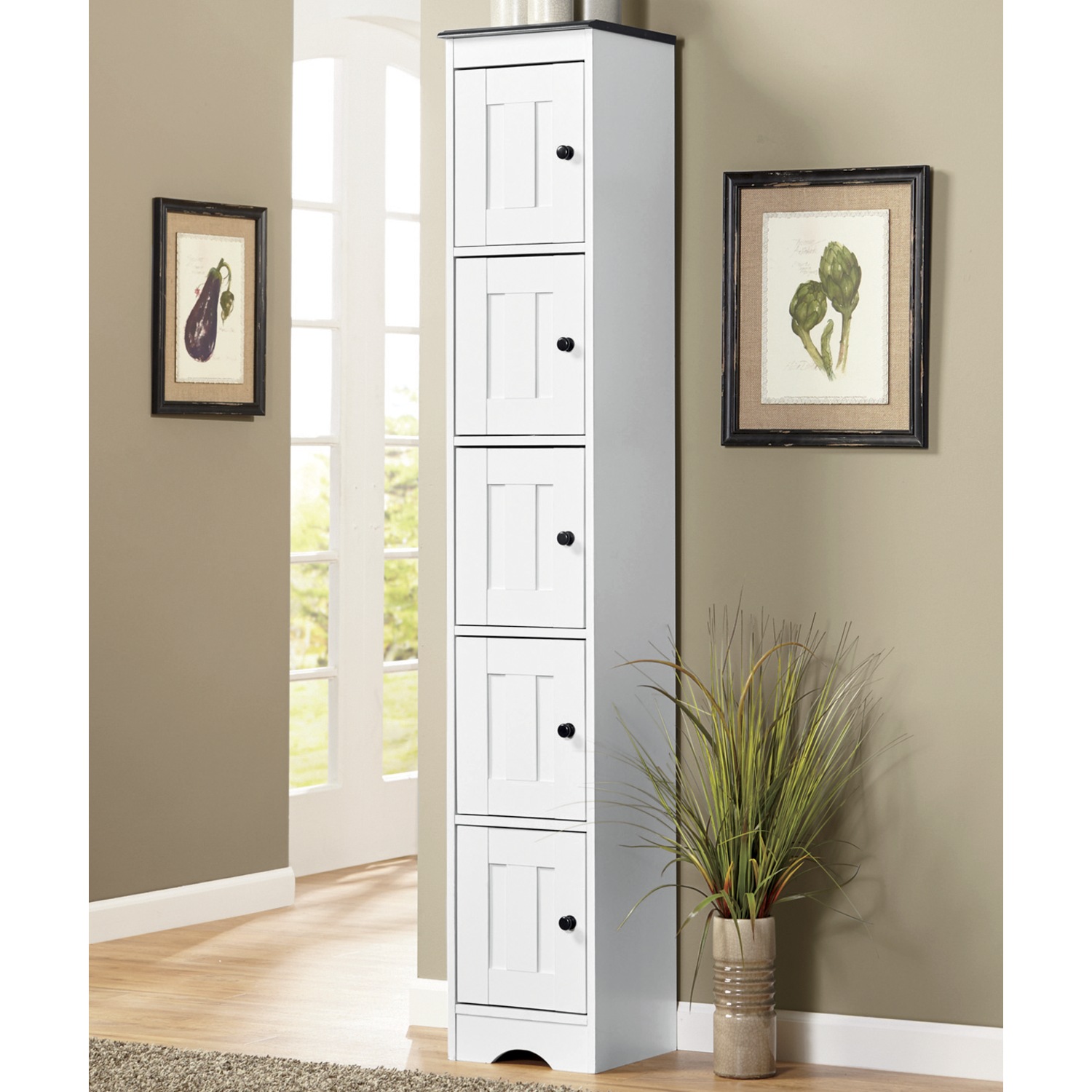 Katie 5 Door Tall Kitchen Cabinet Montgomery Ward