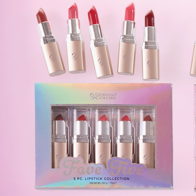 Michael Giordano 5-Piece Lipstick Collection, , large