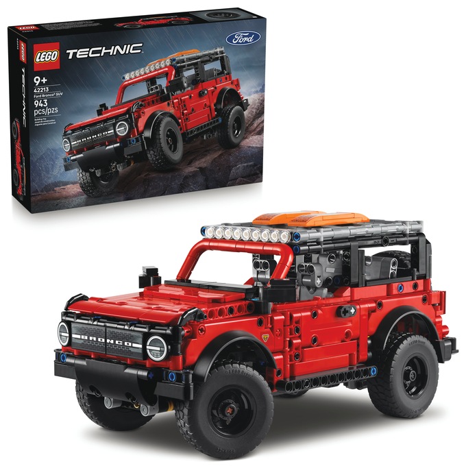 LEGO Technic Ford Bronco SUV, Red, large