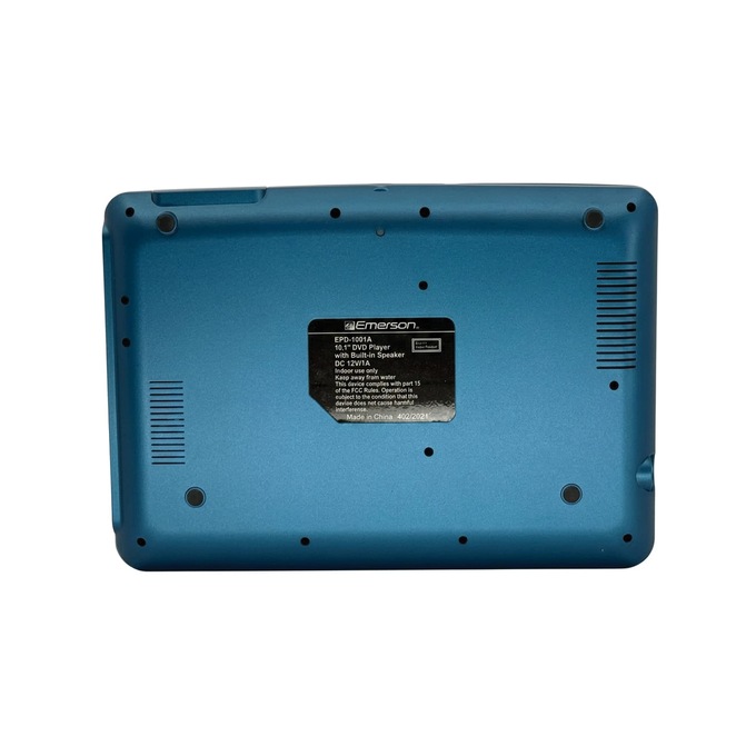 Emerson 10.1" Swivel Screen DVD Player, Teal, large