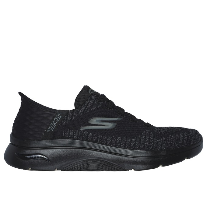 Skechers Men's Slip-Ins GO WALK Arch Fit 2.0, Black Black, large