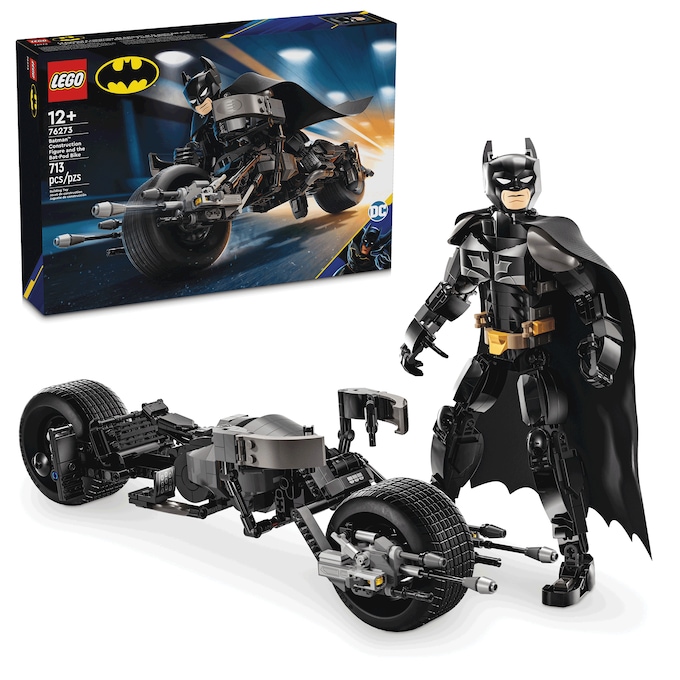 LEGO Batman Construction Figure and The Bat-Pod Bike, , large