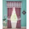 5-Piece Cheryl Lace Trim Window Set, , large