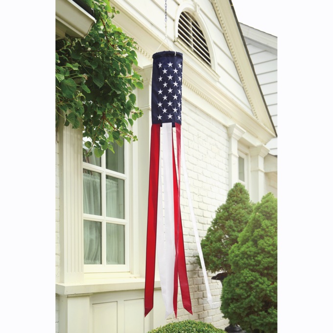 American Flag Windsock, , large