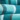 Color Connection Set of 2 Cotton Bath Sheets, Teal Stripe, swatch
