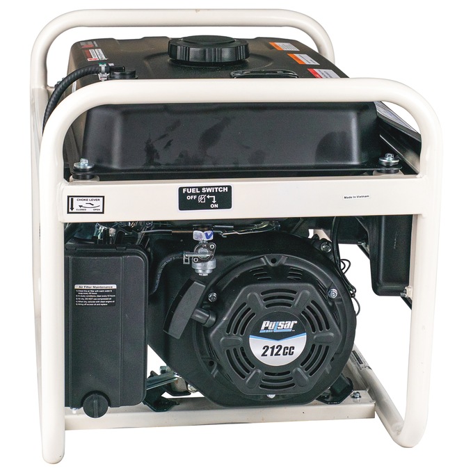 Pulsar 3250W/2500W Gas Generator, Black, large