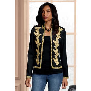 Elsa Embroidered Jacket, , large