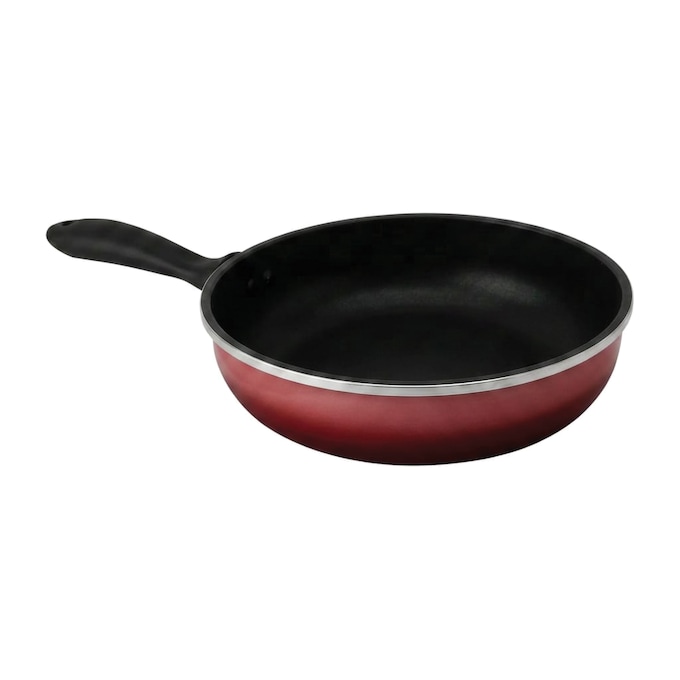 Gradient 10-Piece Aluminum Cookware Set, Red, large