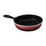 Gradient 10-Piece Aluminum Cookware Set, Red, large