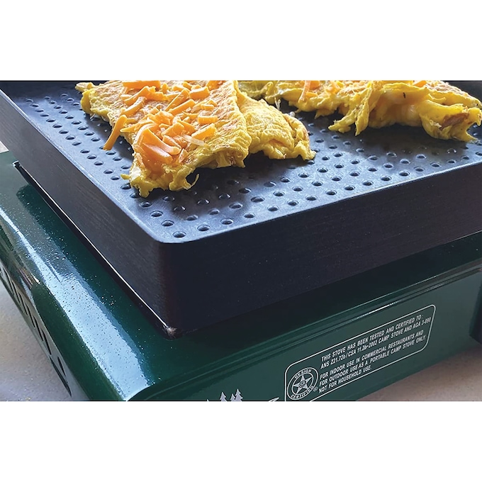 Mr. Outdoors 2-in-1 Double Butane Stove with Griddle, , large