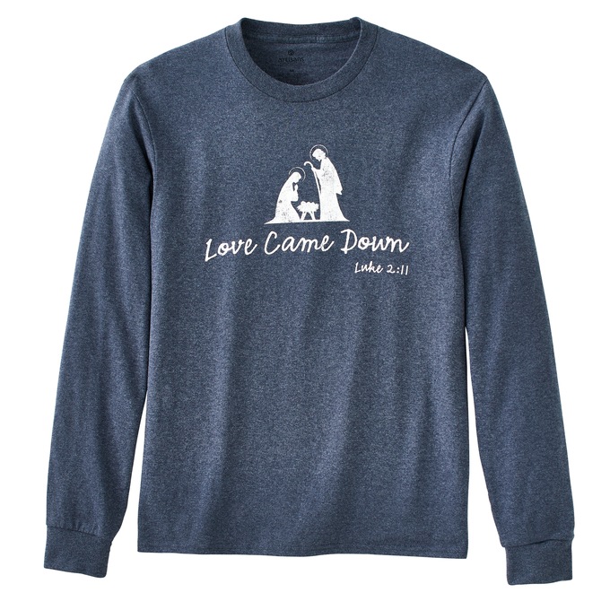  Love Came Down Inspirational Graphic T-Shirt, , large