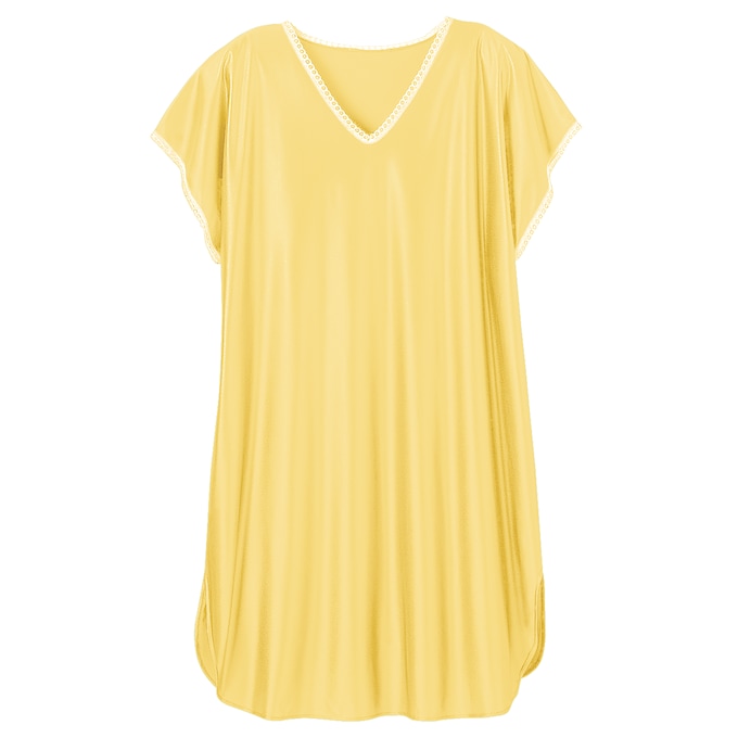Lace Trim Nightshirt, , large