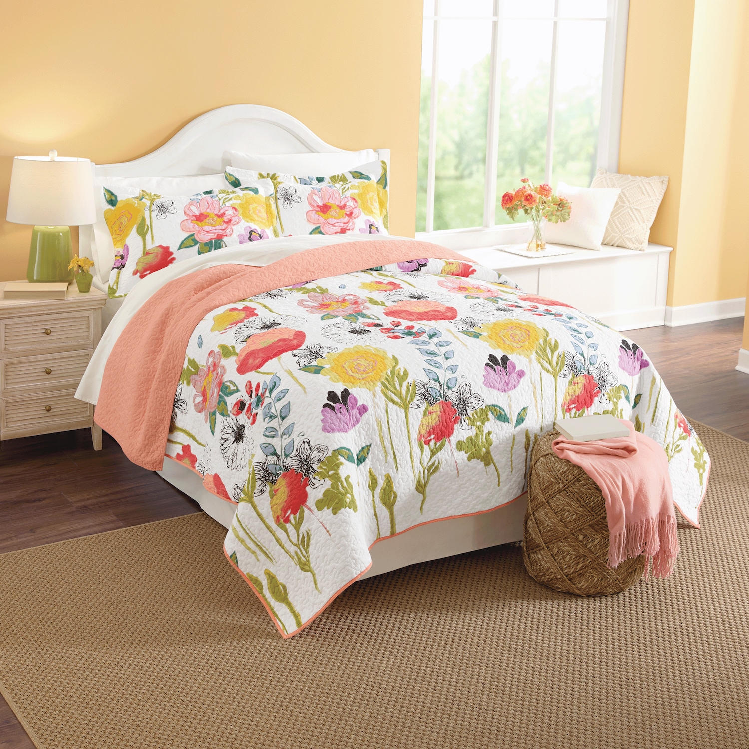 Watercolor Dreams 3-Piece Quilt Set | Montgomery Ward
