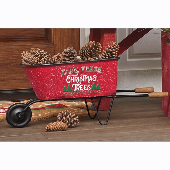 Farm Fresh Trees Wheelbarrow, , large