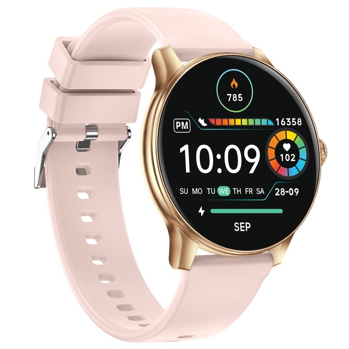 IG Round Smartwatch, Pink, large
