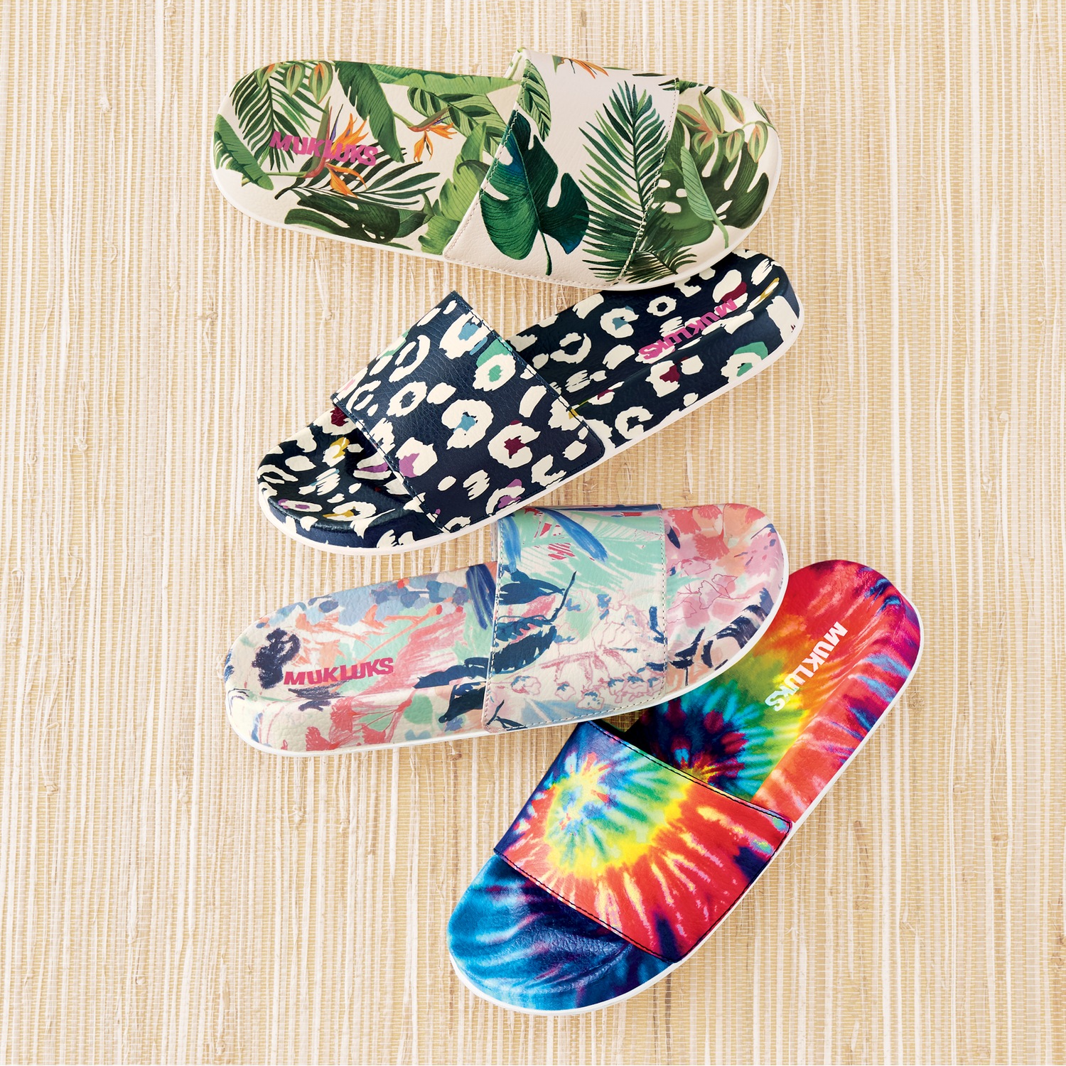 muk luks pool party slides
