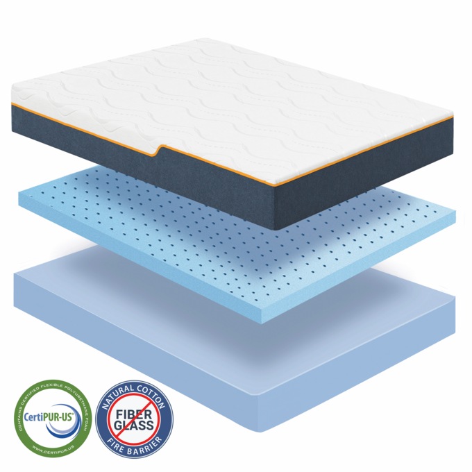 Nautica 8" Quietude Mattress, , large