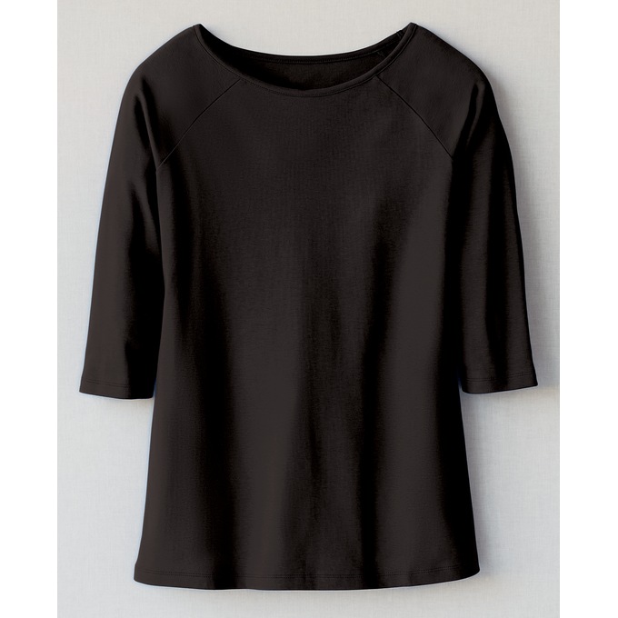 Betty Knit 3/4-Sleeve Top, , large